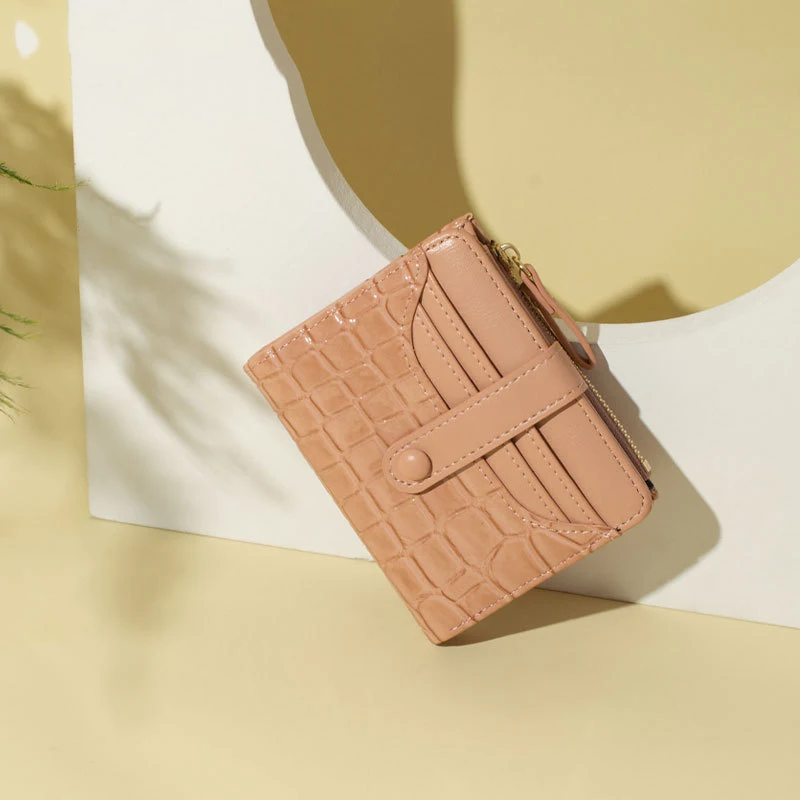 Stone Pattern Small Wallet Women Pu Leather Female Purse Zipper Coin Pocket  Short Money Change Purse Mini Lady Wallet Purse