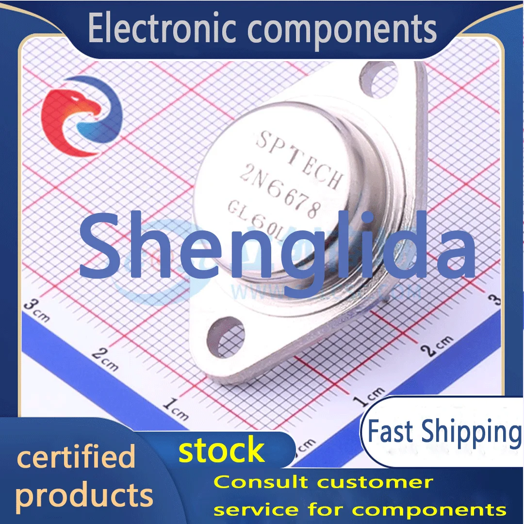 

2N6678 packaged TO-3 transistor (BJT) brand new stock 1PCS