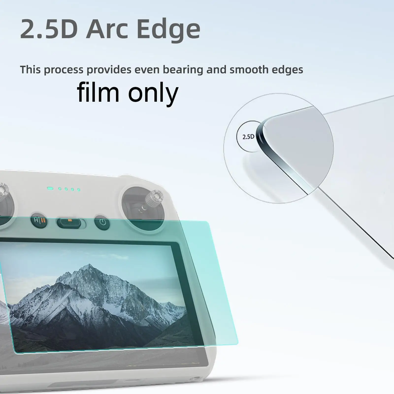 

Подходит для DJI RC закаленная пленка для Mini3 Pro с экраном дистанционного управления защитная пленка HD Взрывозащищенная пленка защита экрана