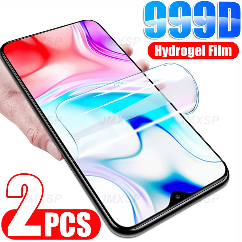 

Гидрогелевая пленка для Xiaomi Redmi 8 9 8A 9A 9C NFC 9i 9T 9AT 10X, защитная пленка для экрана Redmi Note 9 8 Pro 8T 9T 9S, пленка, 2 шт.