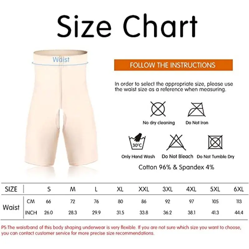 Men Tummy Control Shorts Shapewear High Waist Leg Slimming Girdle Body Shaper Underwear Boxer Briefs