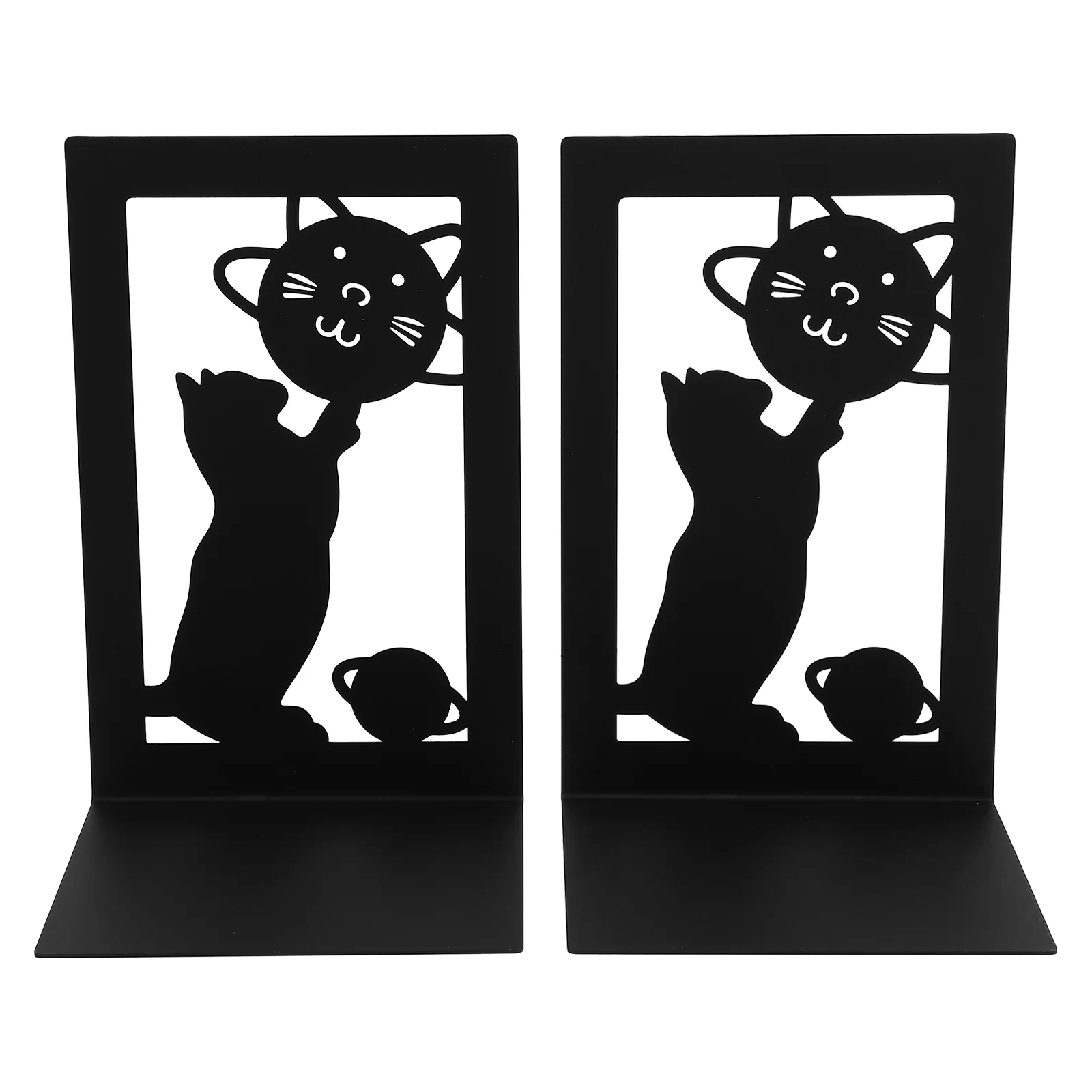 

2 PCS Folding Bracket Bookends Storage Table Simple Bookstand Bookshelf Decorative Office