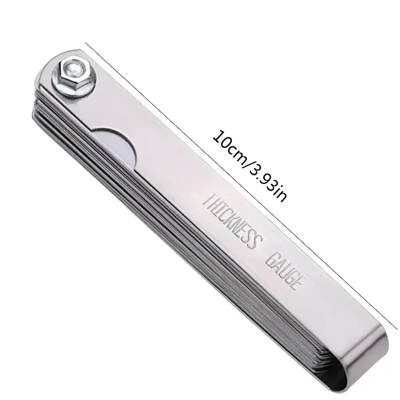 

32-лезвийный дальномер из сплава, щуп, клапан, обучающий щуп, 0,04-0,88 мм, инструмент для измерения медного листа зазора