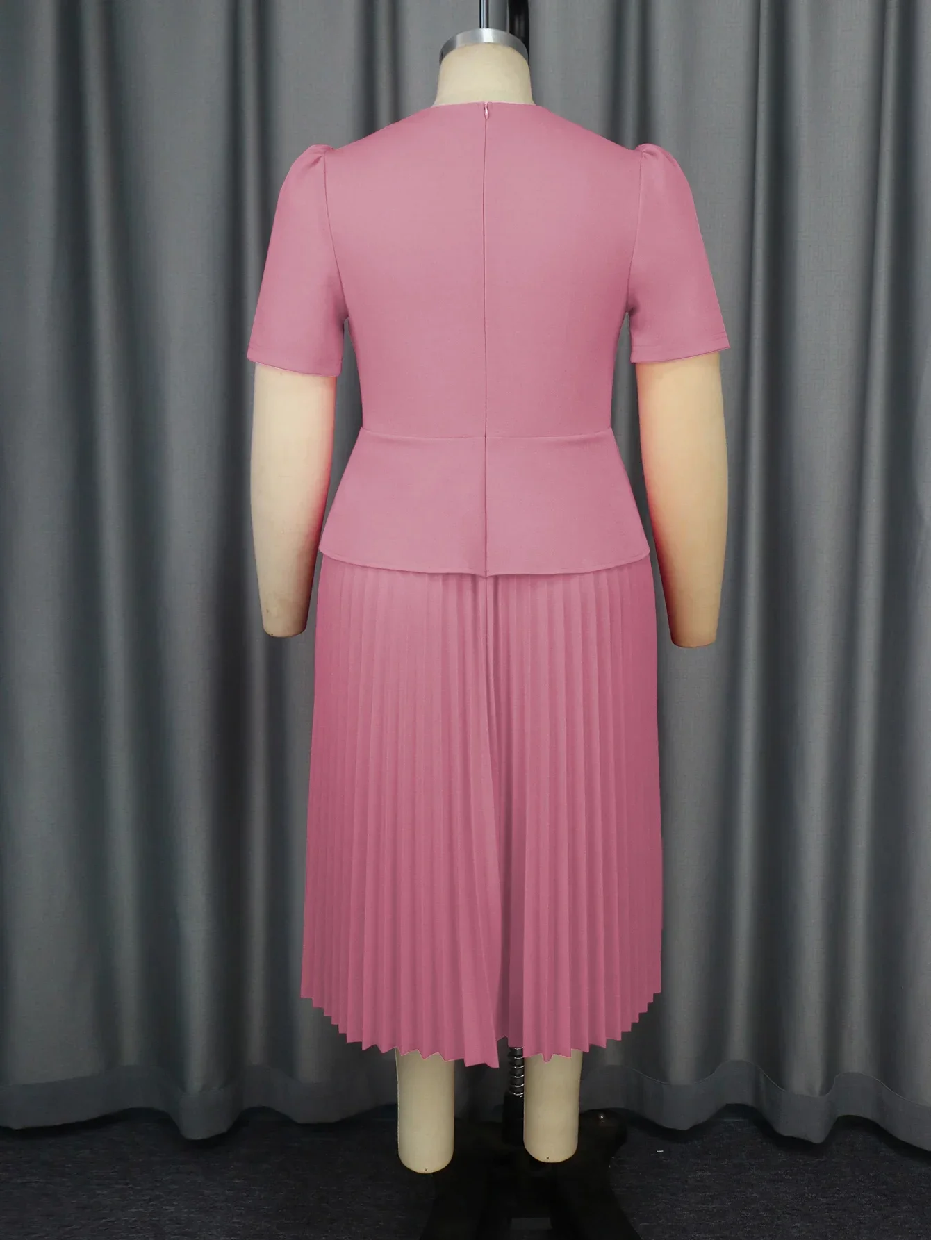 Женское классическое элегантное церковное платье с отложным воротником и