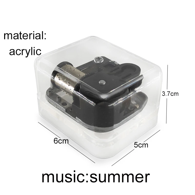 Заводная Музыкальная шкатулка летние музыкальные механические подарки для
