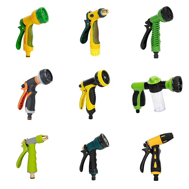 

Multifunctional Adjustable High Pressure Water Gun Garden Irrigation Atomizing Spray Gun Manual Car Wash Home Cleaning Water Gun
