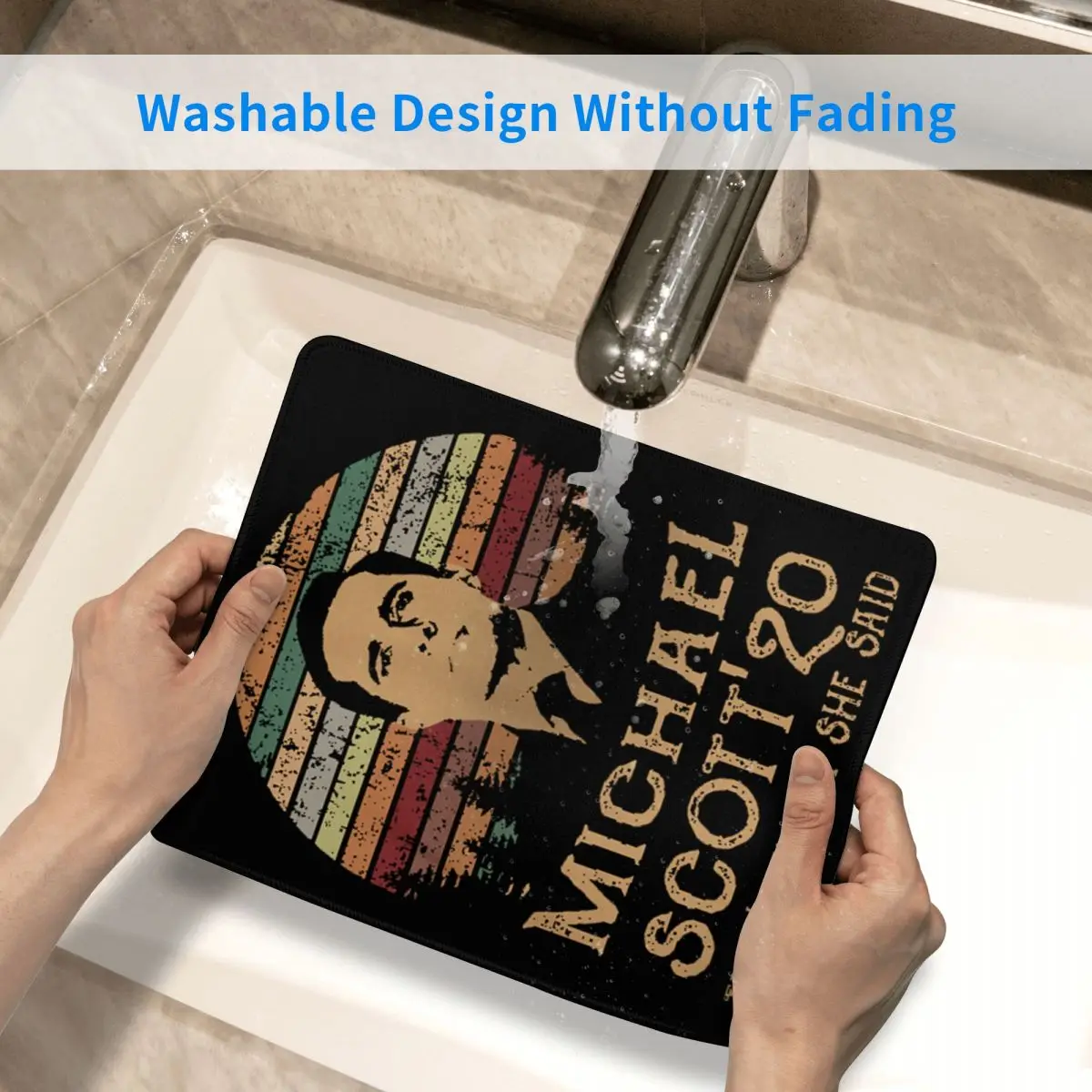 Коврик для мыши с фиксирующей кромкой Майкл Скотт удобный игровой коврик