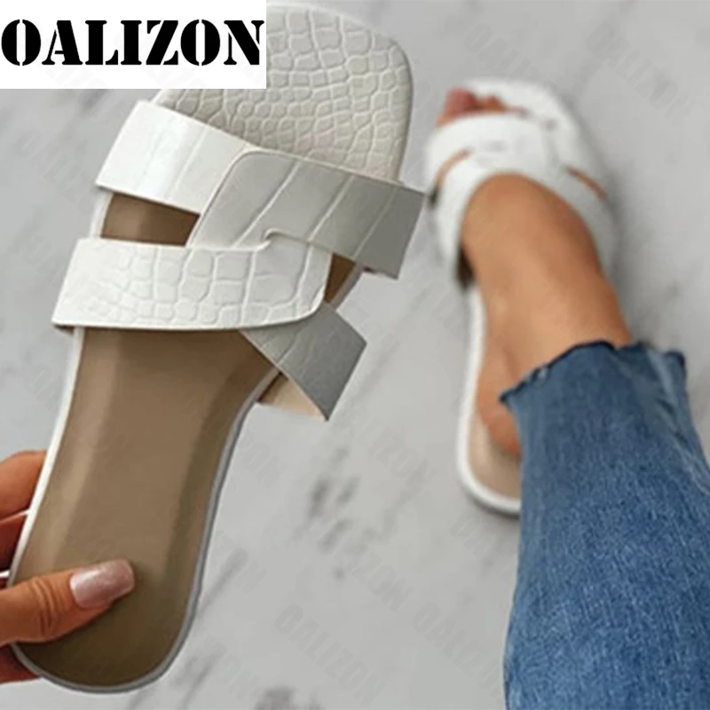 

Женские сандалии 2022, новинка, весна-лето, модная обувь с ремешком на пятке, шлепанцы, пляжные сланцы с открытым носком из искусственной кожи