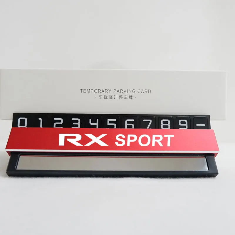 

Car Temporary Parking Card For Lexus RX Sport Phone Number Stop Sign For LEXUS RX300 RX330 RX350 IS250 LX570 Is200 Is300 Ls400