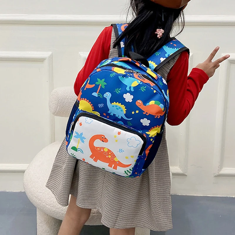 Children's Cartoon Dinosaur Backpacks for Teenager Cute Kindergarten Schoolbag Waterproof Kids Book bags Boys Girls Animal Bag