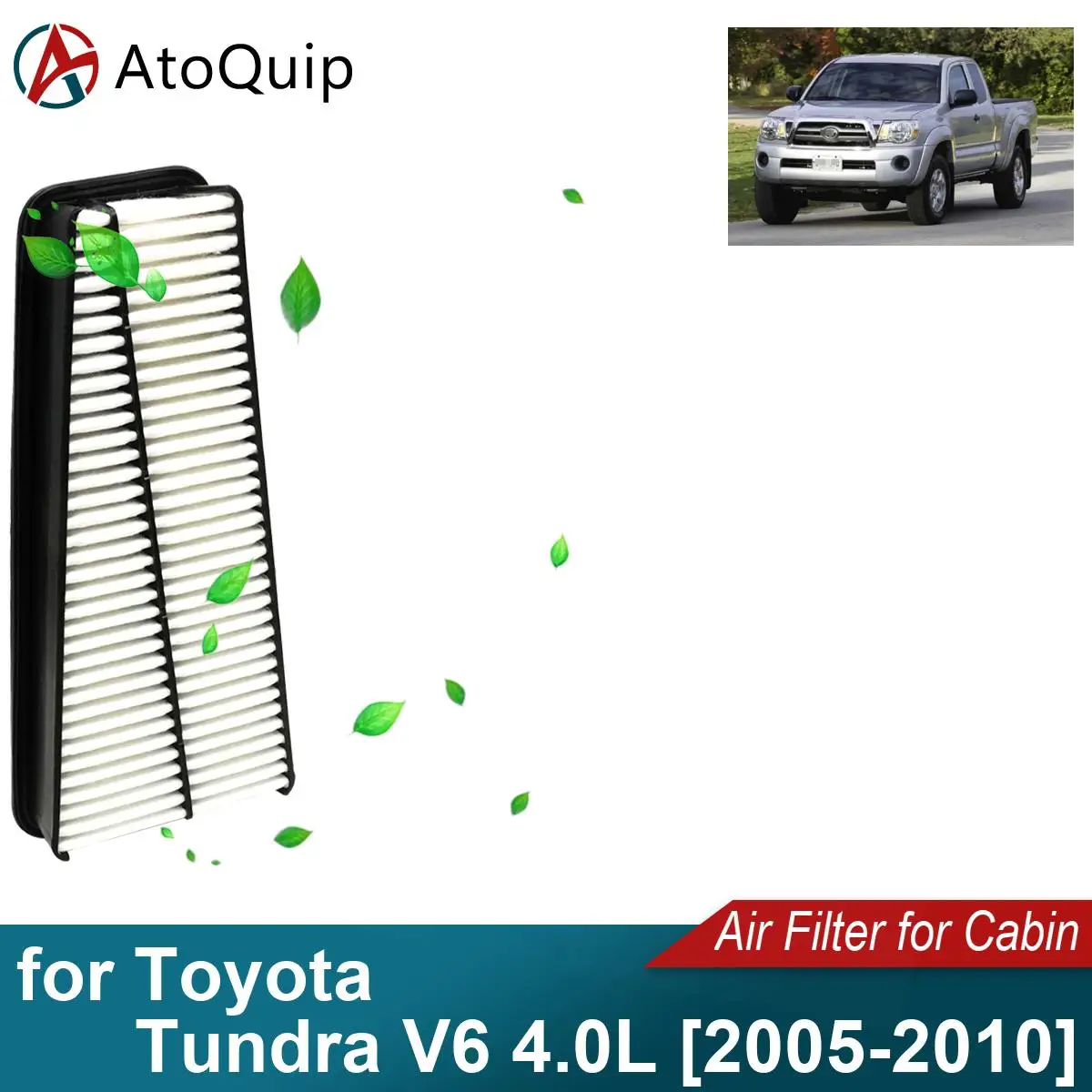 Автомобильный воздушный фильтр CA9683 подходит для Toyota Tundra V6 4.0L 2005-2010 17801-0P010 17801-31090