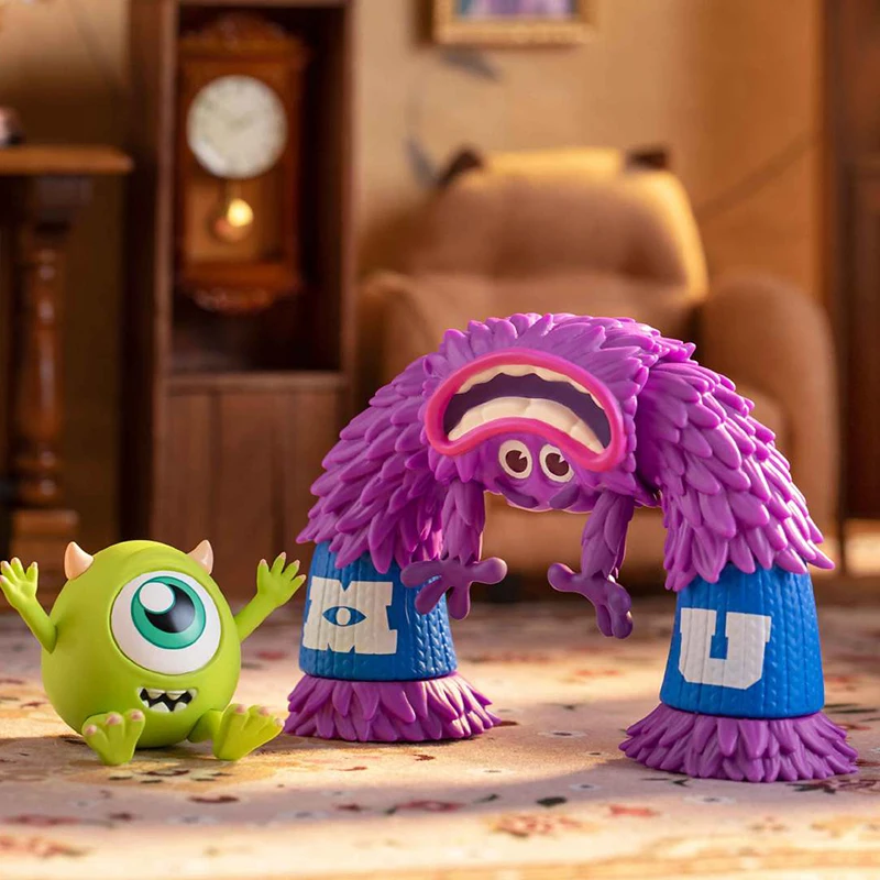 

Disney Pixar Monsters University Sullivan Mike Boo Action Figure Toys Gifts for Kids Disney Pop Mart Monsters University Figures