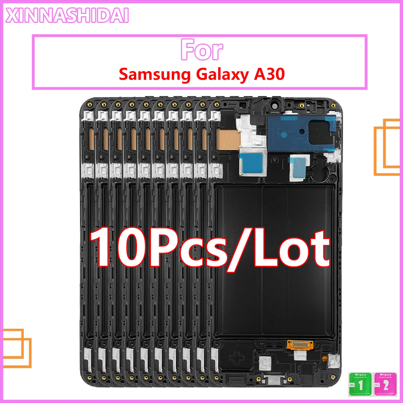 

10Pcs/Lot For Samsung Galaxy A30 A305/DS A305F A305FD LCD Panel Touch Screen Display Digitizer Assembly For Samsung Galaxy A30