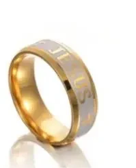

MIXMAX 1200pcs Stainless Steel Rings Jesus Wholesale Religious Jewelry