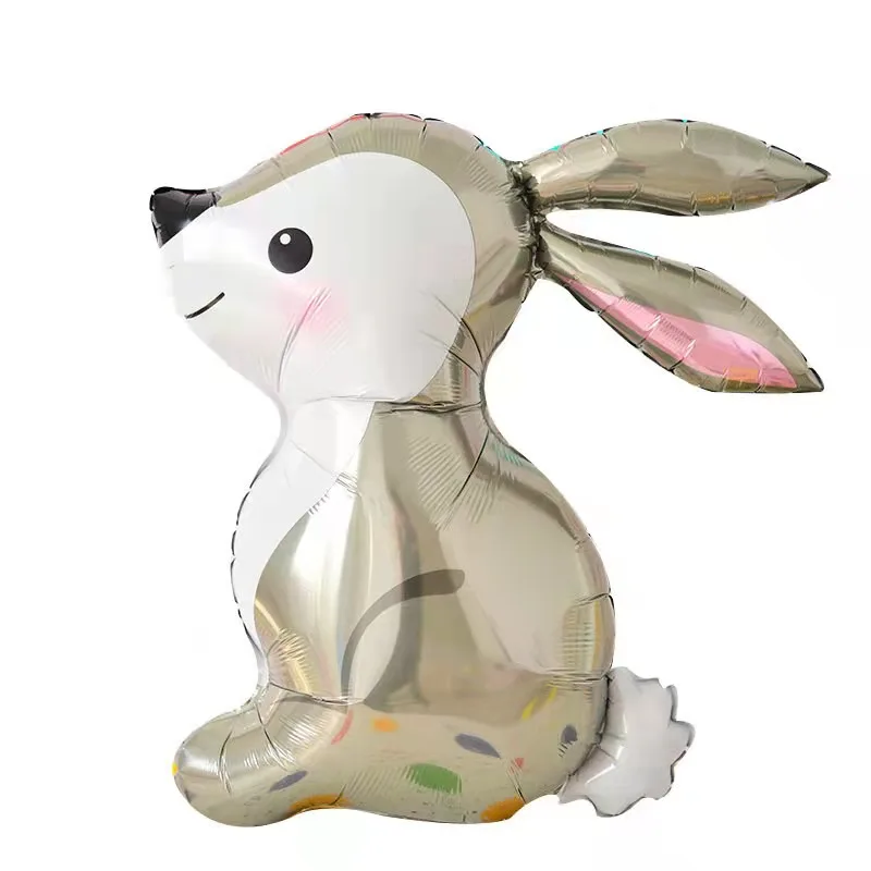 Animal Helium Balloon Cute Squirrel Fox Penguin Foil Balloon Happy Birthday Party Decorations Kids Toy Air Globos Baby Shower.