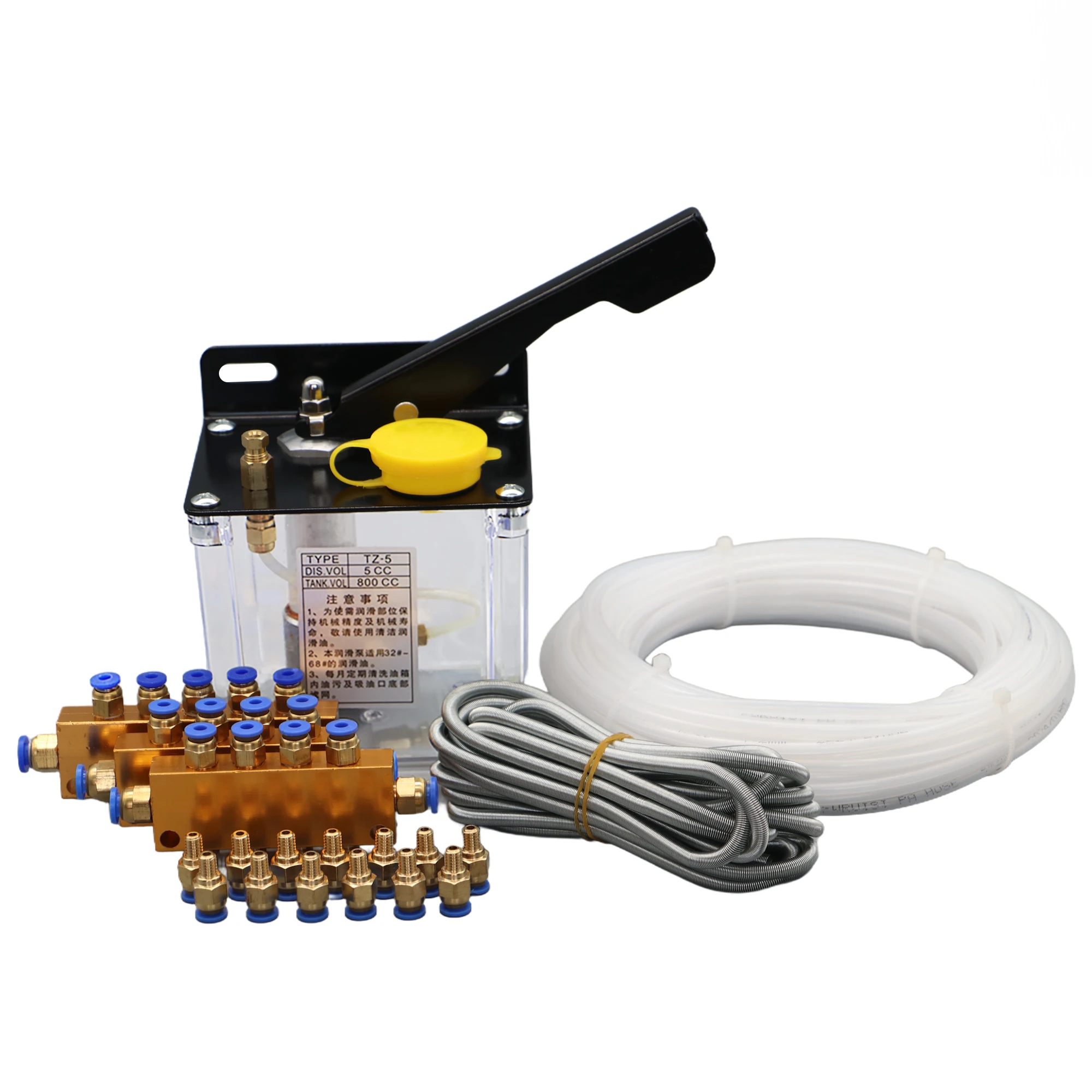 Ручной смазочный насос TZ-5 выход масляного насоса 4 мм 6 для токарного станка с ЧПУ