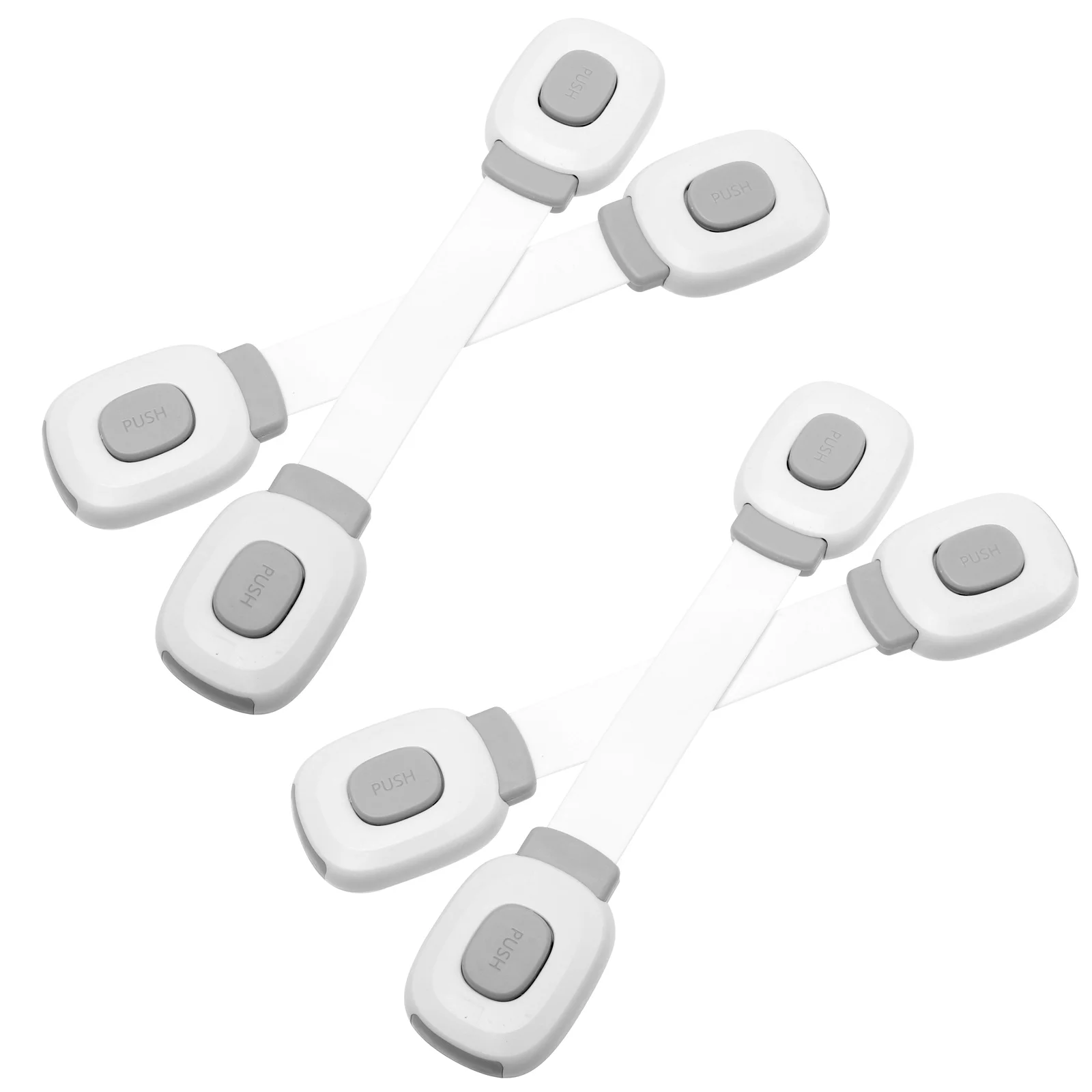 4 шт. замки для ящиков безопасности детей детские защелки шкафа защиты безопасная