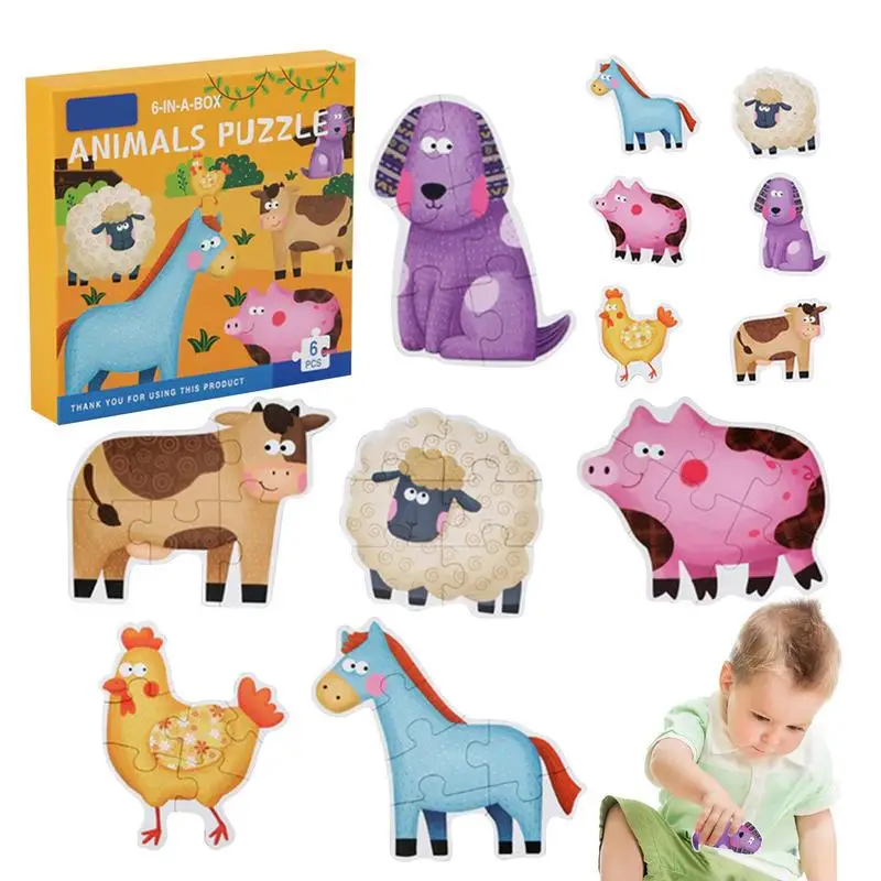 

Wooden Jigsaw Puzzles For Kids Forest Sea Farm Animals Traffic Vehicle Puzzles Early Developmental Toy Birthday Gifts For Kids