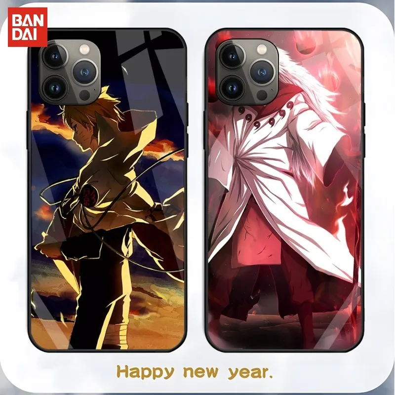 

Anime Naruto And Akatsuki Phone Case Tempered Glass For IPhone 13 12 11 Pro Max Mini X XR XS Max 8 7 6s Plus SE 2020 Shell