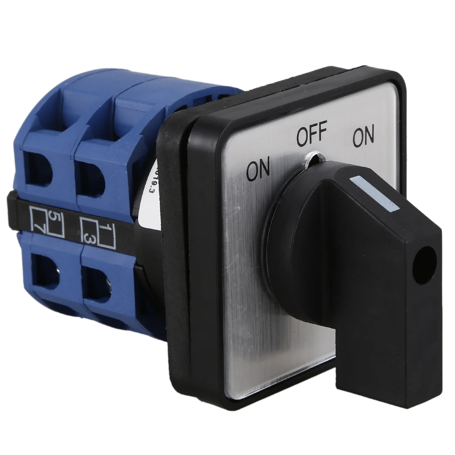 AC 660v 25A 2-полюсный 3-позиционный мгновенный пластиковый поворотный переключатель