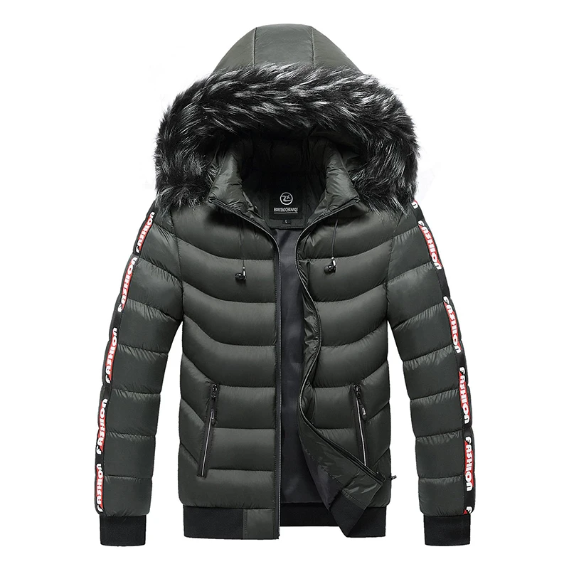 Winter Jacket Men Fur Collar Warm Thick 2022 Parka Male Outerwear Thermal Wool Liner Down Jacket Coats Fleece Hooded Snow Parka