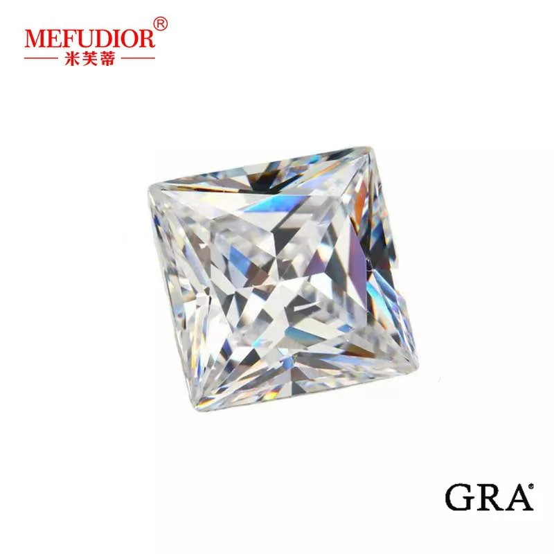 

D-COLOR Princess cut Gemstones Jewellery Loose Diamonds GRA Certified Ring Jewelry White Special-shaped Moissanite Diamond