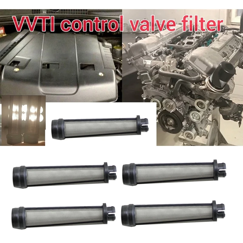 

5Pcs for Toyota FJ Cruiser Tacoma Engine Oil Control Valve Filter 15678-31010