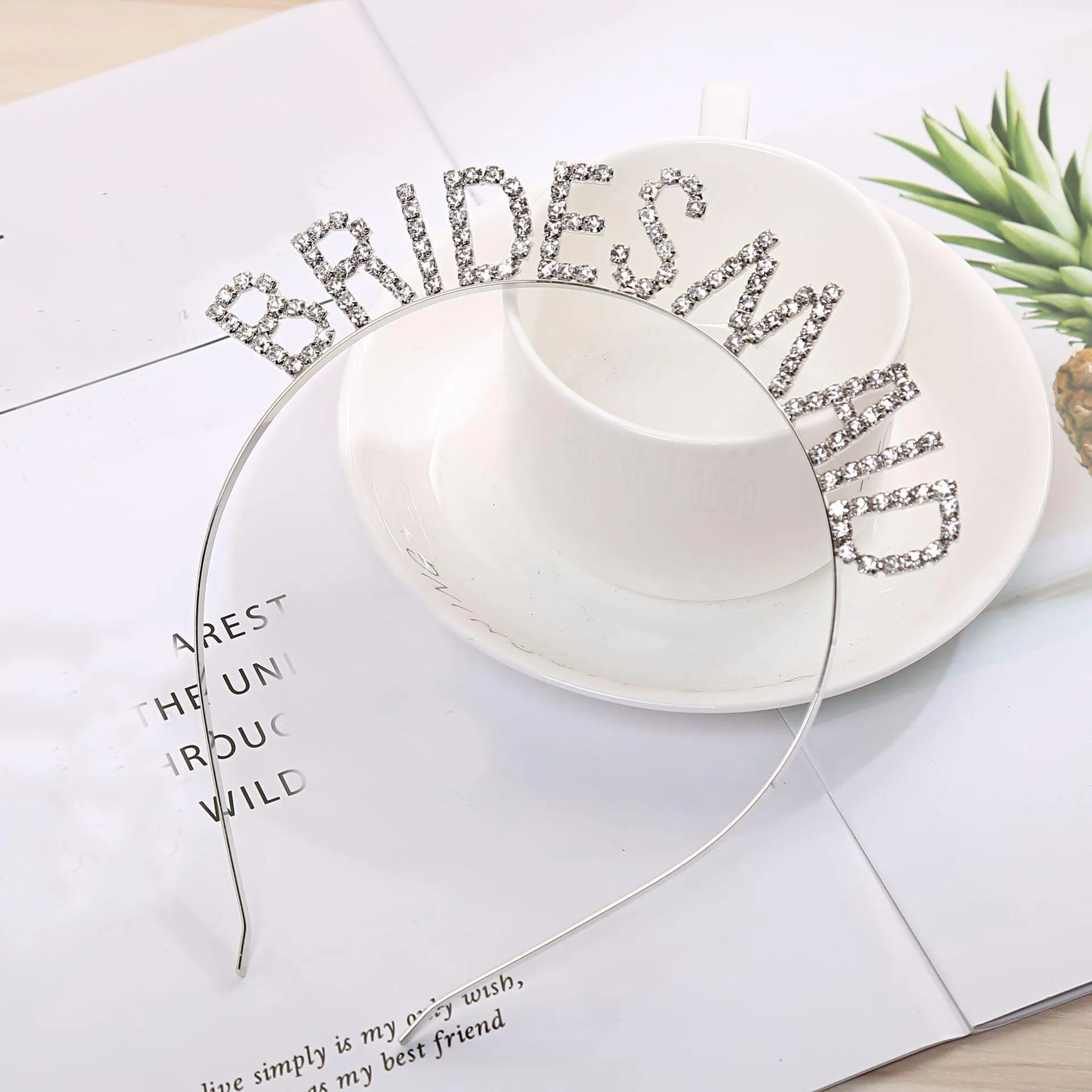 Мерцающая головная повязка для невесты |