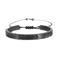 fashion weight loss black gallstone bracelet magnetic health bracelet for men women jewelry hematite adjustable bracelet