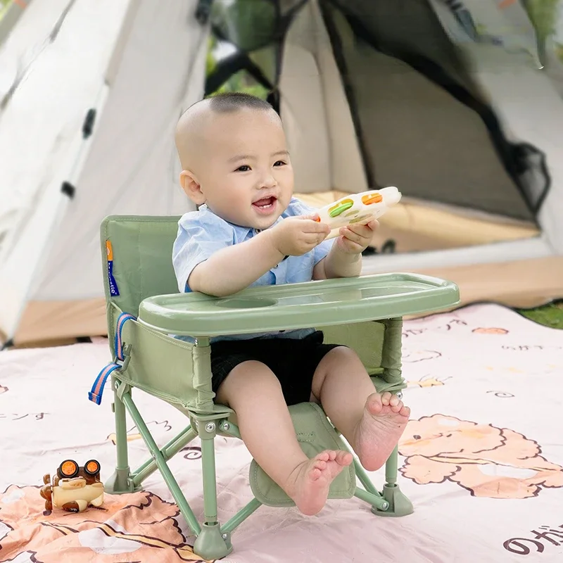 

Портативный детский обеденный стул, детский пляжный стул, складной стул для пикника, многофункциональный обучающий стул
