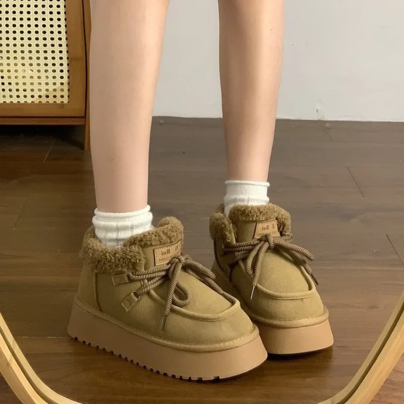 Утепленные зимние ботинки с плюшами 925 женские северо-восточные морозостойкие