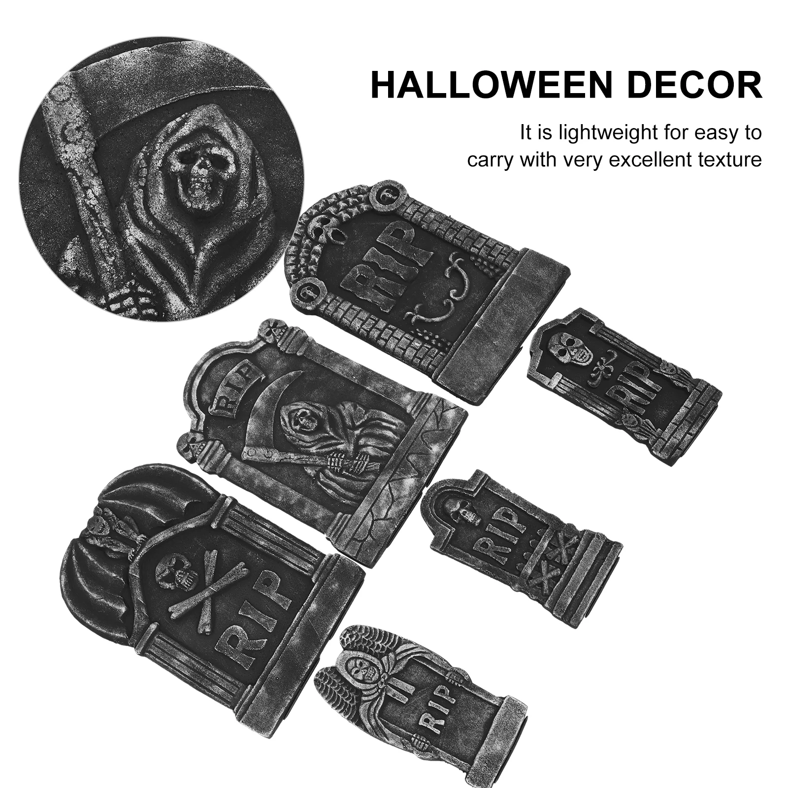 6 шт. украшения Хэллоуин надгробие бар надгробия реквизит орнаменты из
