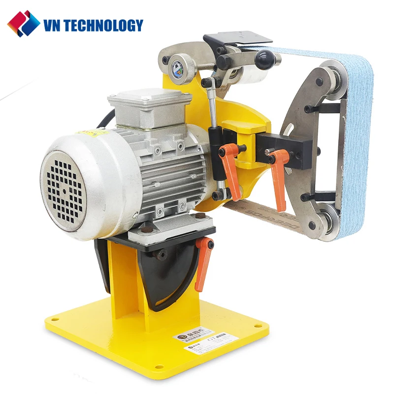 Фотошлифовальная точилка с регулируемой скоростью, Настольная ленточная шлифовальная машинка для ножей, деревообрабатывающая машинка