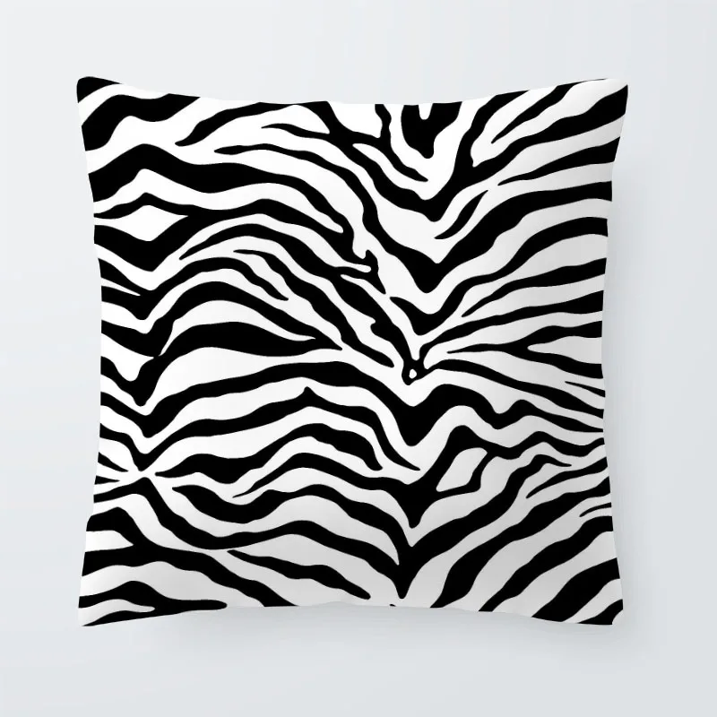 Наволочка в нордическом стиле аксессуары для вечерние подушка виде зебры