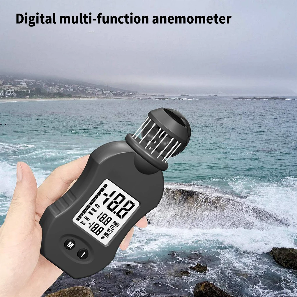 

Digital Cup Anemometer Air Outdoor Wind Speed Tester Tool Sailing