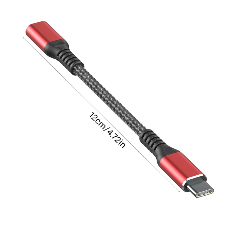 Удлинительный кабель USB C длиной 12 см