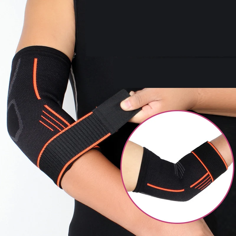 

1Pcs Fitness Bandage Elbow Pads Brace Compression Support Sleeve for Tendonitis Tennis Elbow Reduce Joint Pain Support Protector