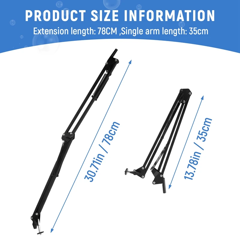 Регулируемый настольный зажим подвесная стрела ножничное крепление подставка