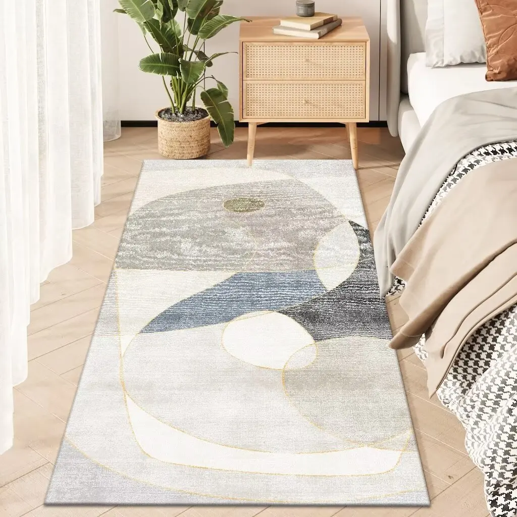 Роскошный ковер для спальни Современные Простые коврики украшения Мягкий