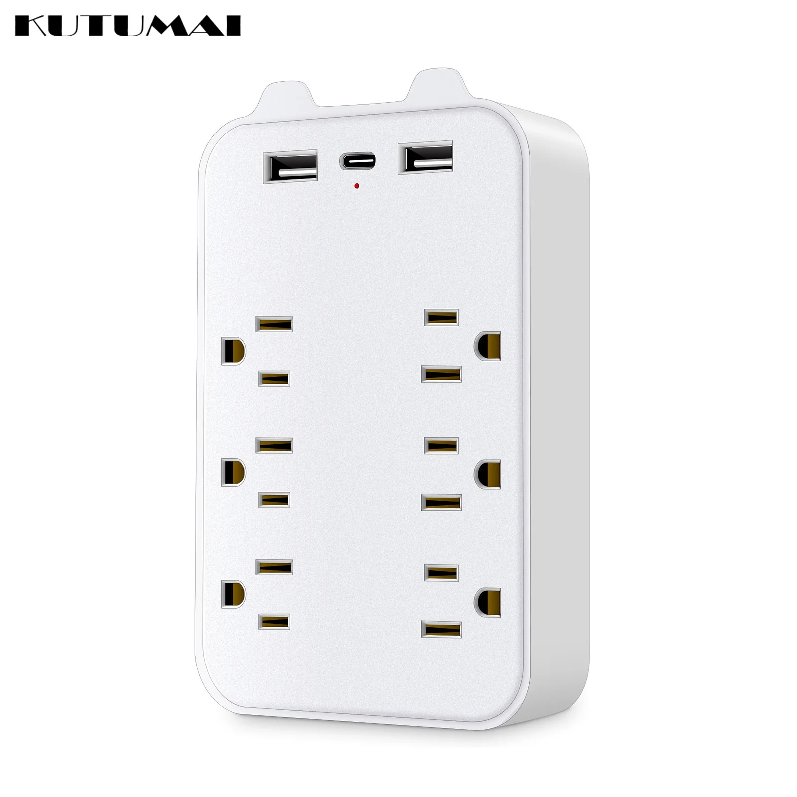 Сетевой адаптер 9 в 1 с USB-портами и 6