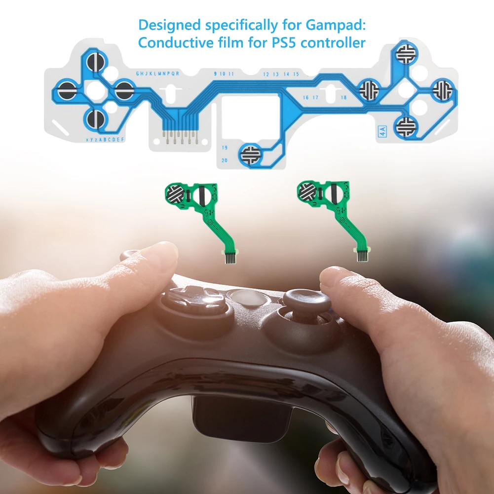 

Electronic Machine Accessories Gamepad Controller Conductive Film Flex Cable for PS5 Replacement Repair Parts