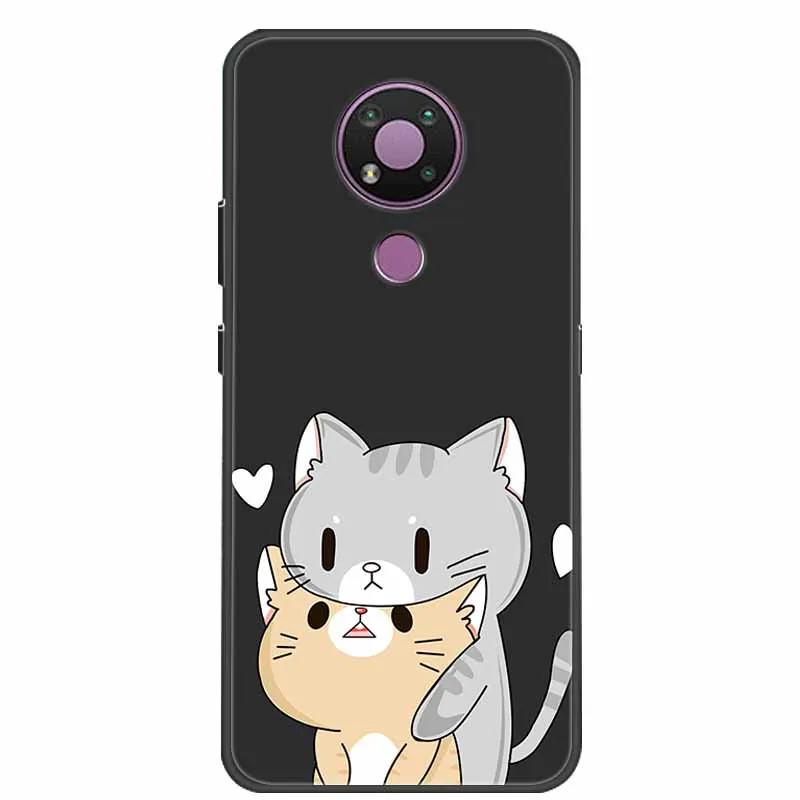 Чехол для Nokia 3 4 5 милый мягкий силиконовый защитный бампер из ТПУ задние Чехлы