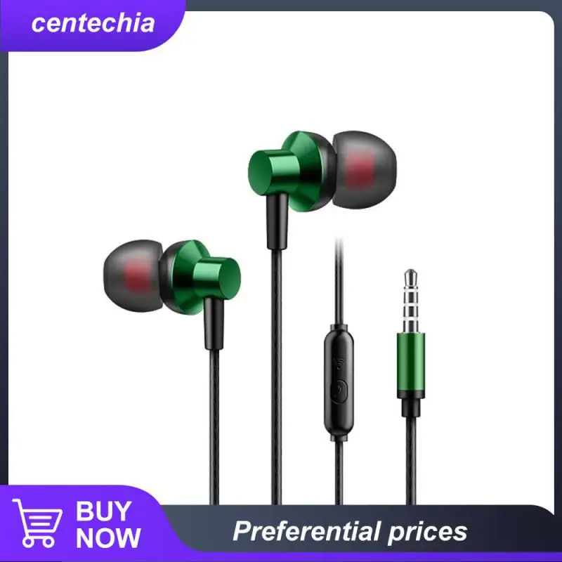 

New Earbuds Hifi Gaming Headset In-ear High Quality Earpiece For 3.5mm Earphone Adjustable Headphones Wired With Mic