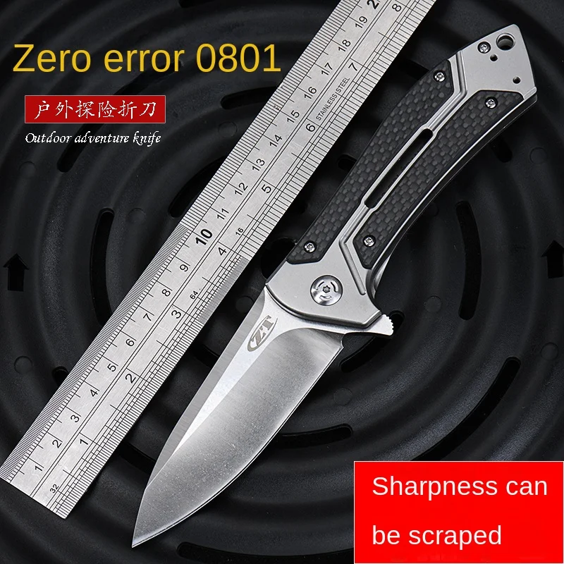 

Нож из порошковой стали Zero Error M390, складной нож, уличный нож для самообороны