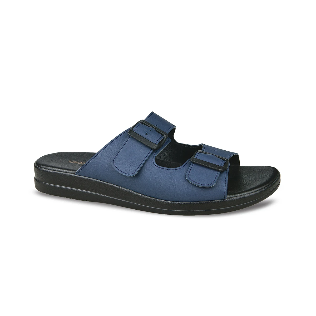 

CEYO GRANDE-1 Slippers Slipper Men Navy Blue Gray Brown Casual Summer Artificial Leather Banded