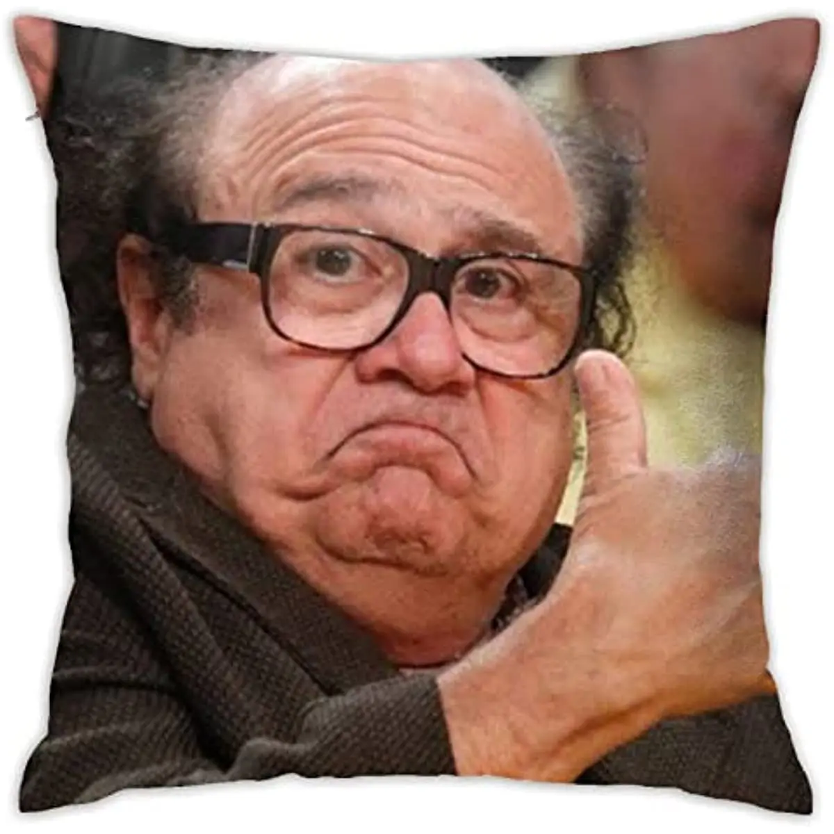 

Tonaro Danny Devito Approves Throw Pillow Covers Cozy Square Throw Pillow Case Home Decoration for Bed 18''X18''