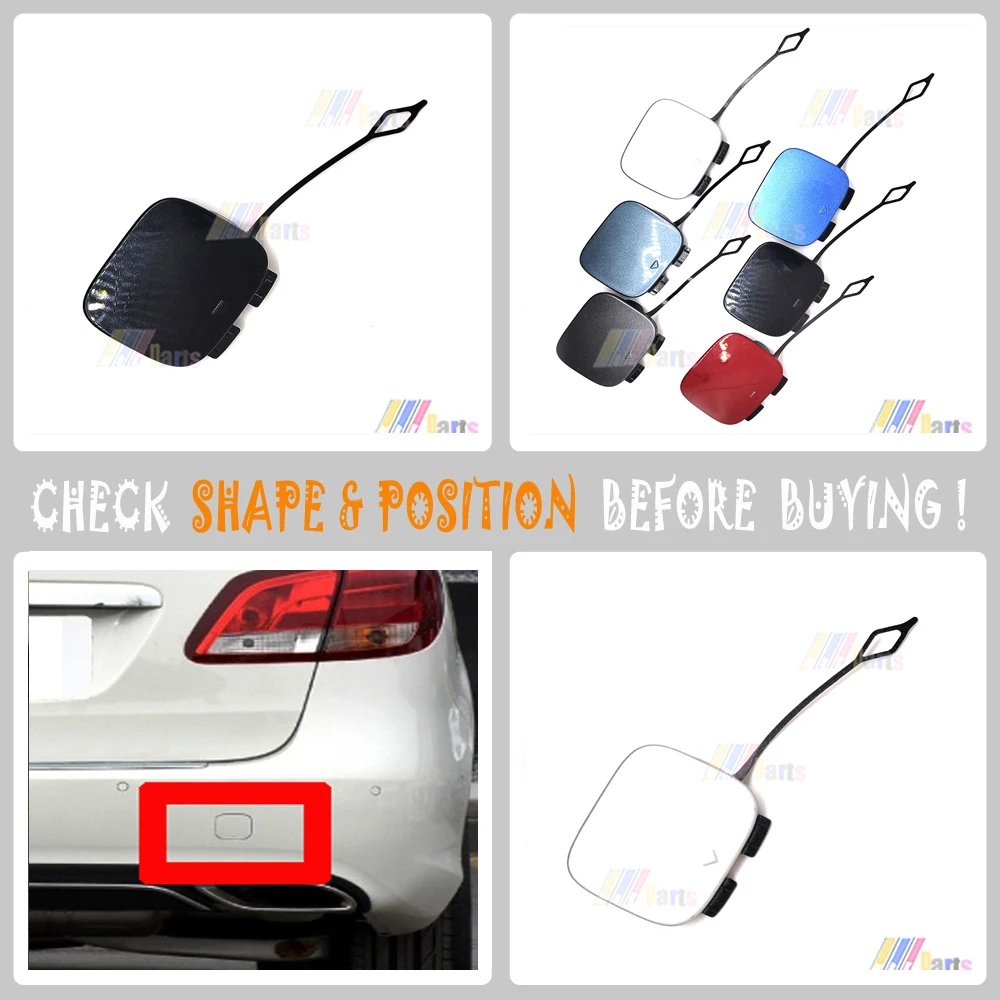 2468851422 для 15-19 Mercedes B W246 Facelite задняя буксировочная крышка B160 B180 B200 B220 B250 B260