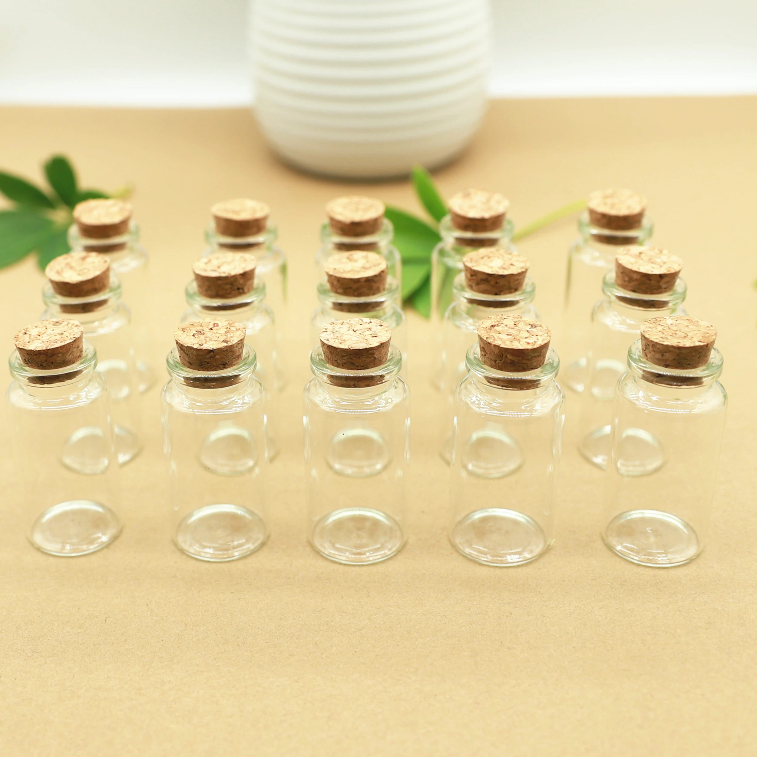 

25 шт. стеклянные бутылки 25 мл 30*60 мм, маленькие пробки, поделки, банки, мини прозрачные пустые DIY стеклянные фотообои, маленькие банки