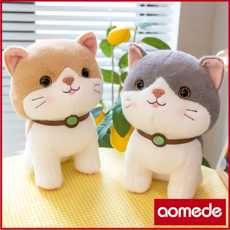 

Симпатичная мягкая плюшевая игрушка в виде кошки, 25 см, Офисная Подушка для сна, удобная домашняя подушка, детский Декор, рождественский под...