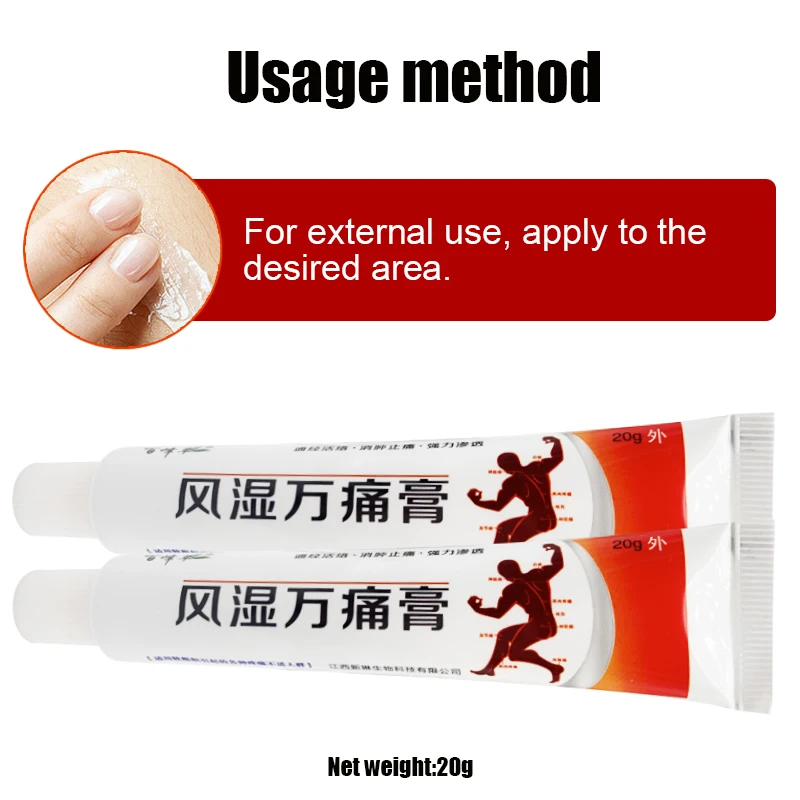 

Крем для снятия боли в спине и шее, 20 г